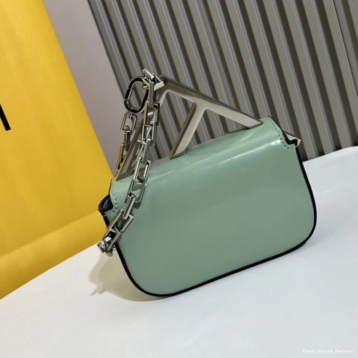 Cheap HOT Leather In Bag Green Calf Fendi F Nano 0819